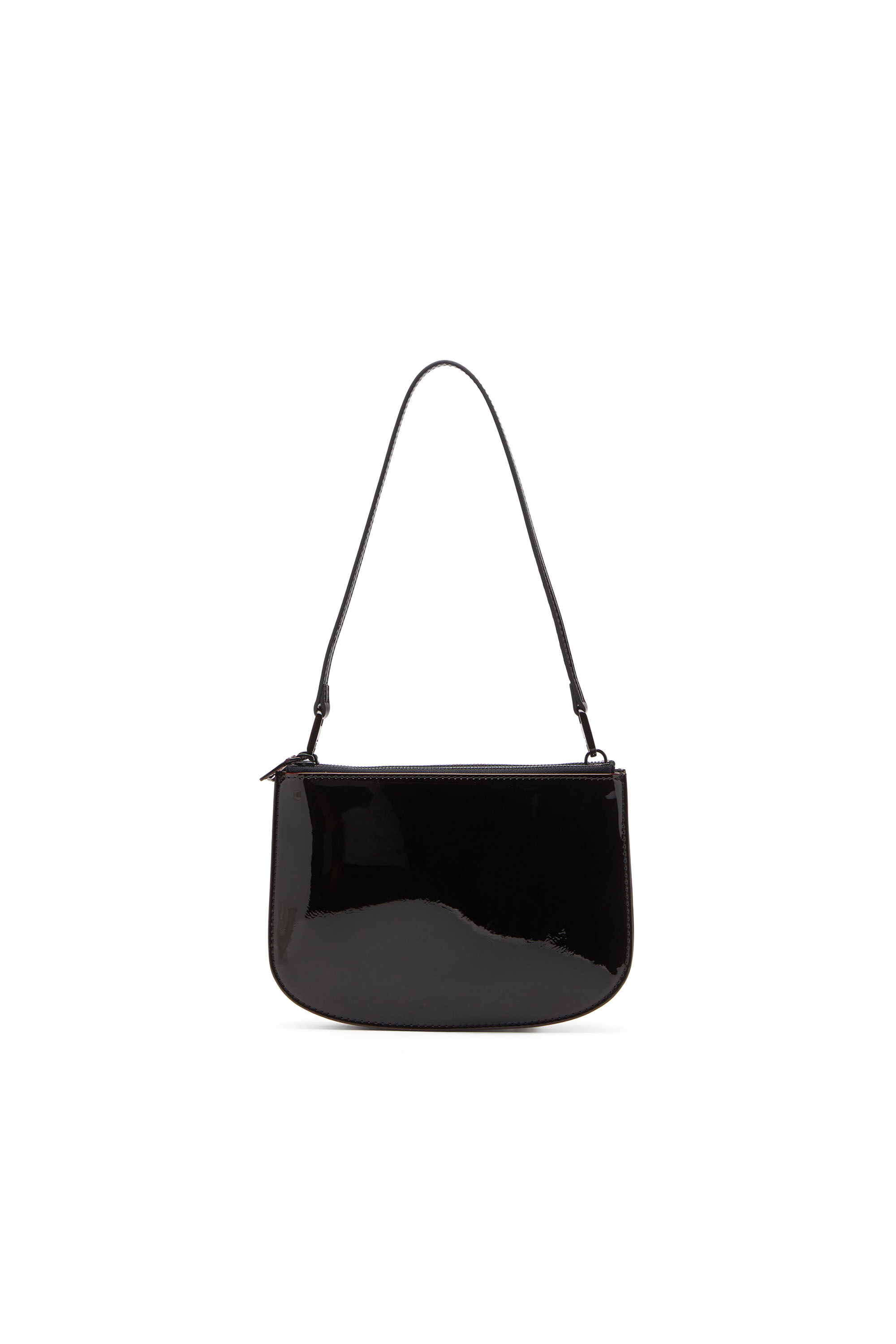 Diesel - 1DR TWIN, Woman's 1DR Twin-Double-pouch shoulder bag in liquid PU in Burgundy - 2