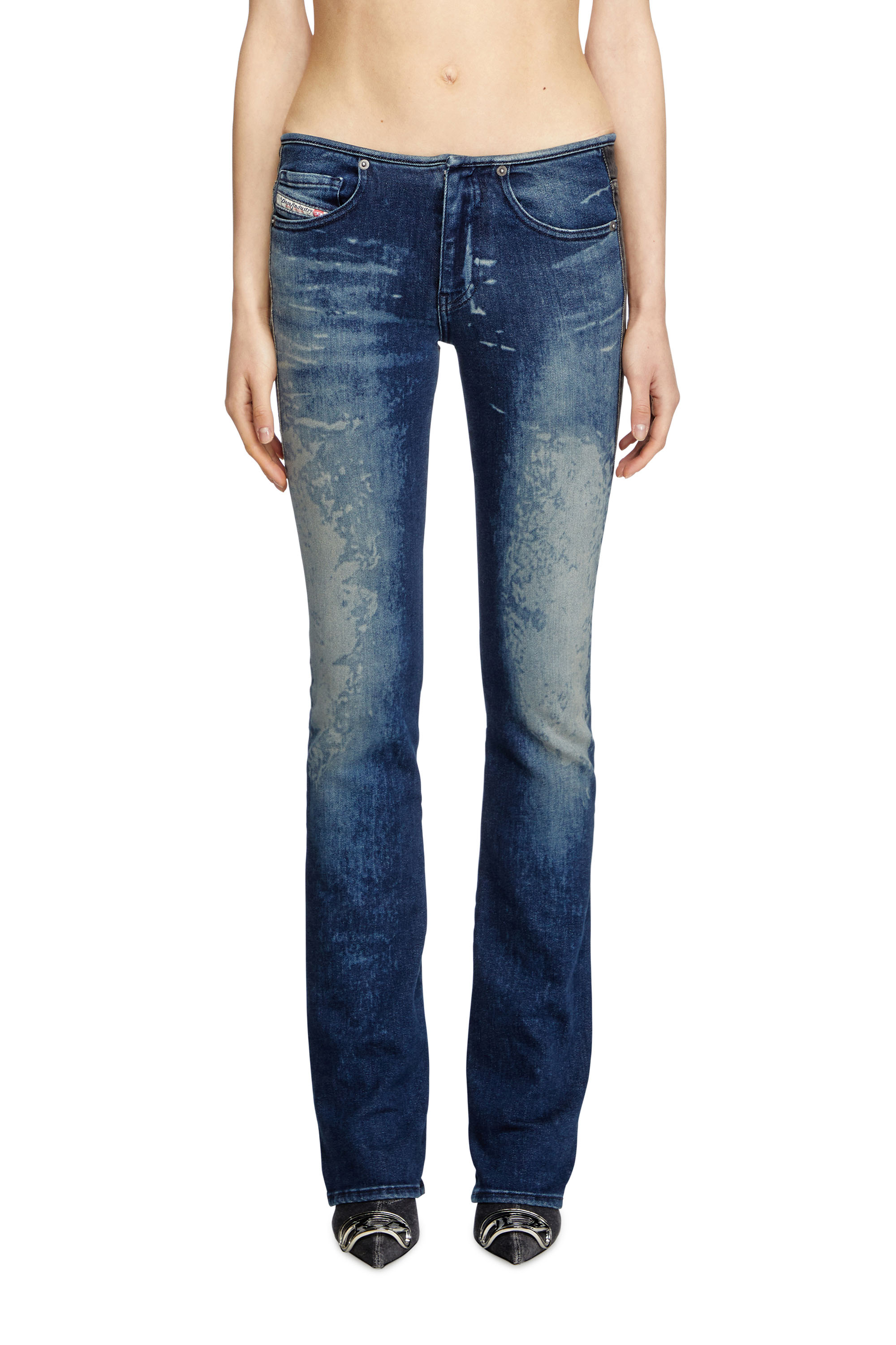 Diesel - Woman's Bootcut Jeans D-Gianna 0ABDL, Blue/Black - 1