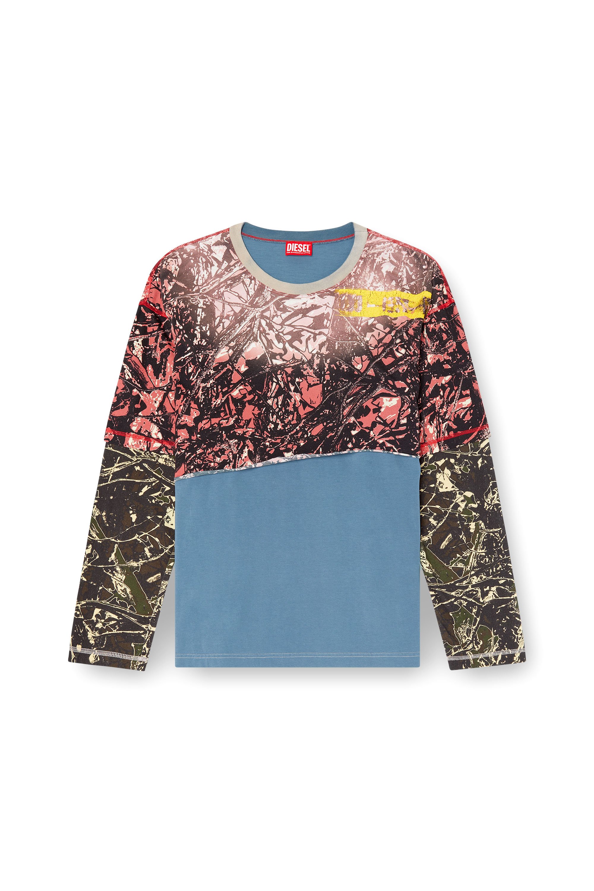 T-BESH-CAMOU, Blue/Pink