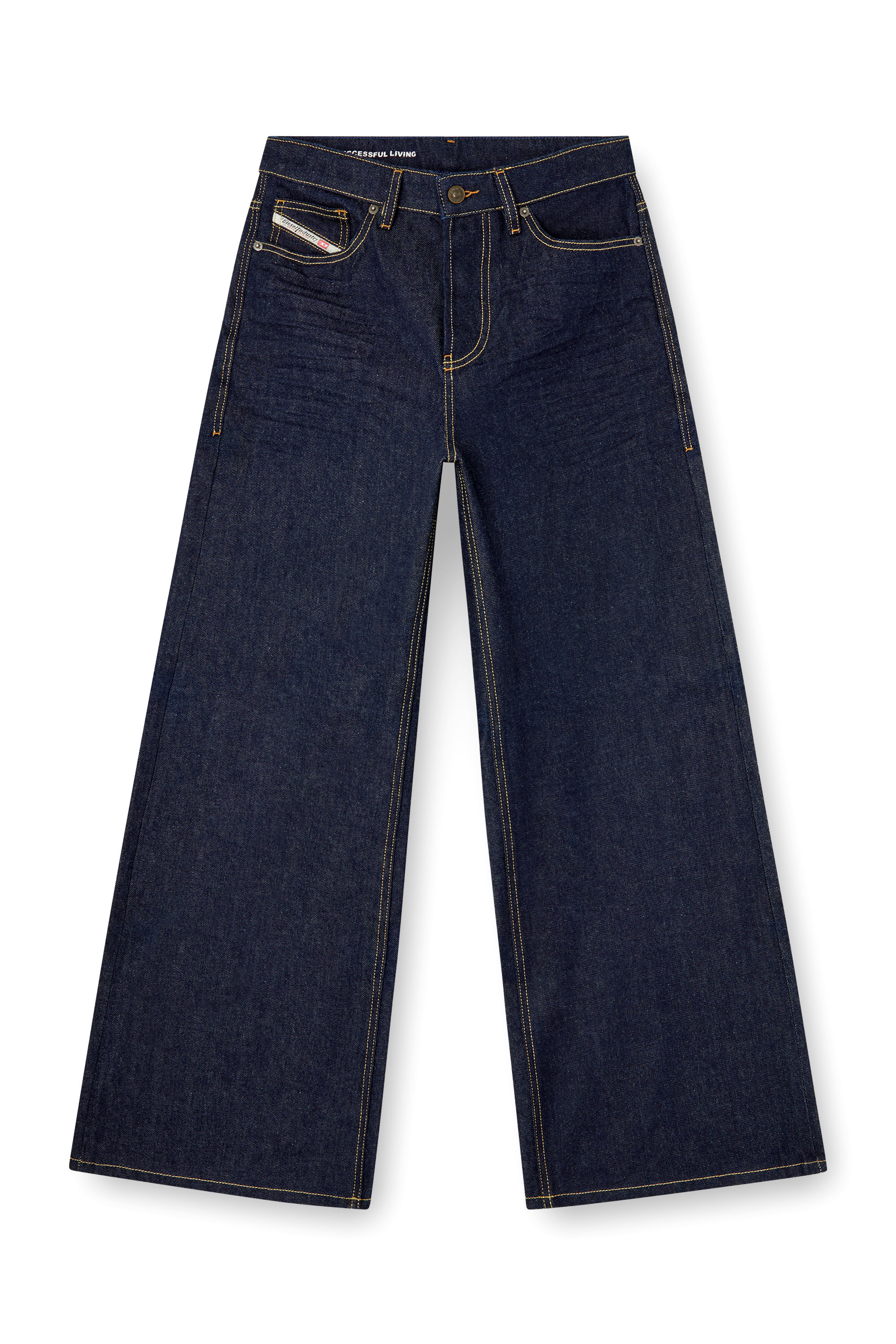 Diesel - Woman's Relaxed Jeans 1996 D-Sire 0GRDV, Dark Blue - 3