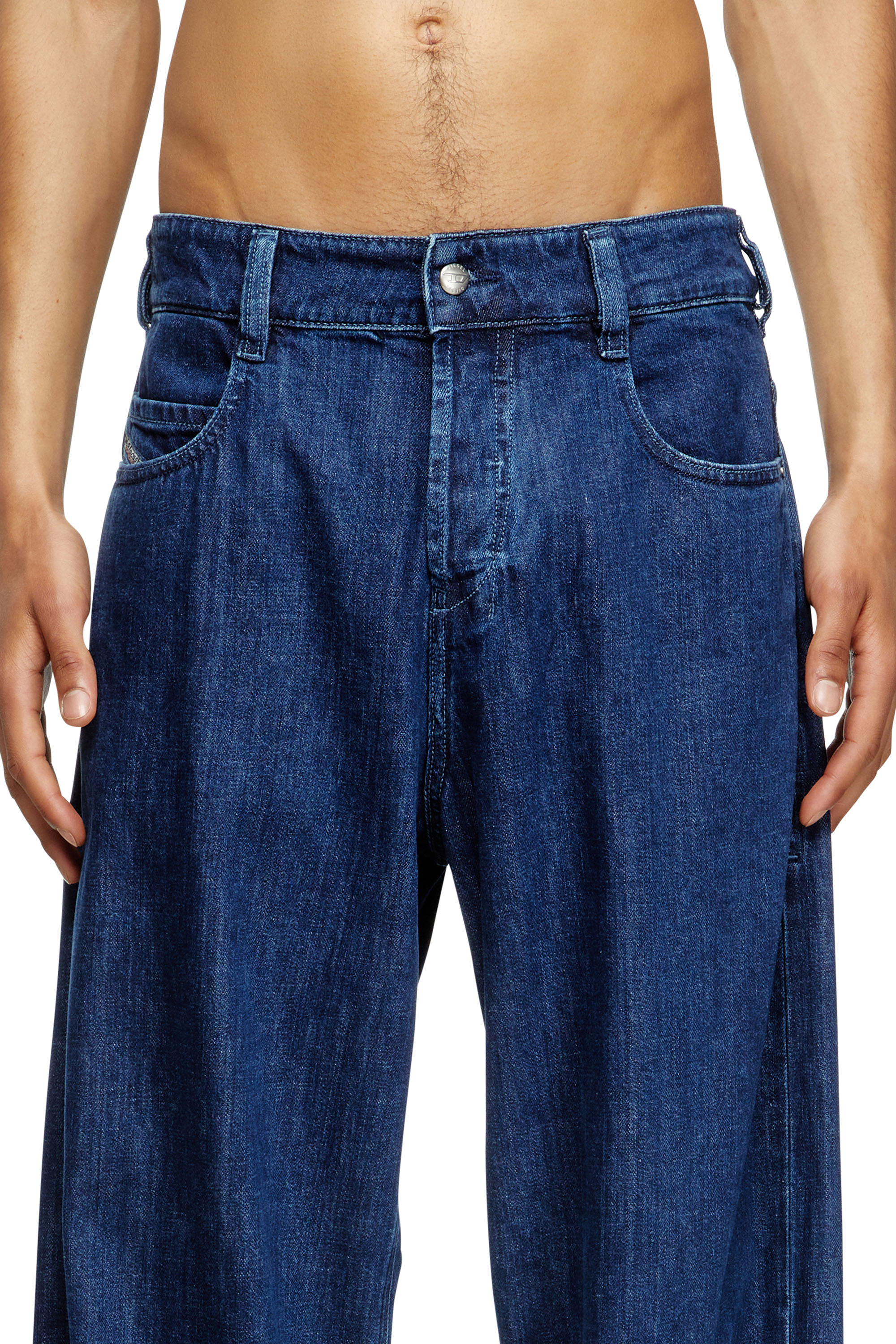 Diesel - Unisex's Relaxed Jeans 1997 D-Enim 0DBDX, Dark Blue - 5