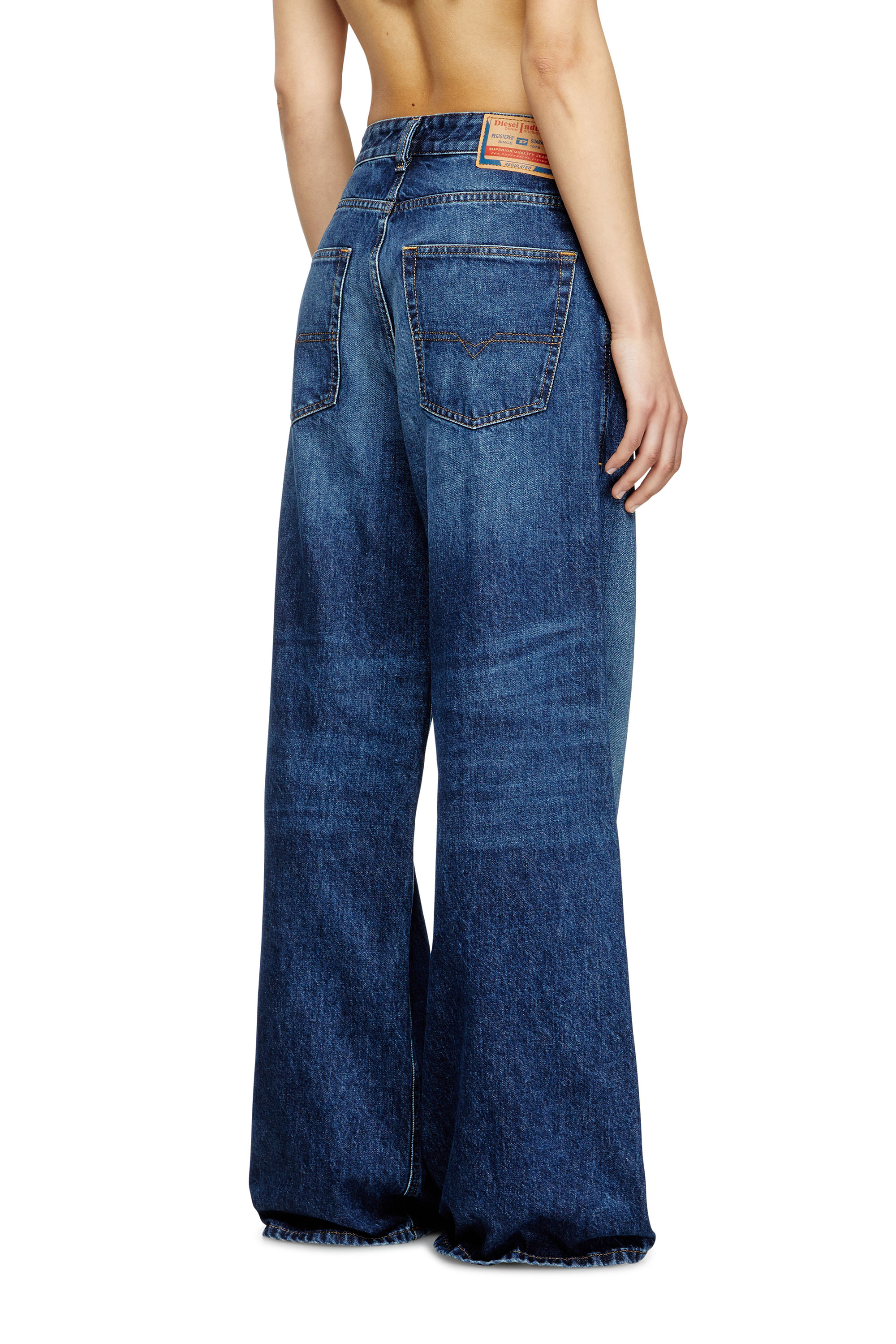 Diesel - Woman's Relaxed Jeans 1996 D-Sire 09I27, Dark Blue - 4