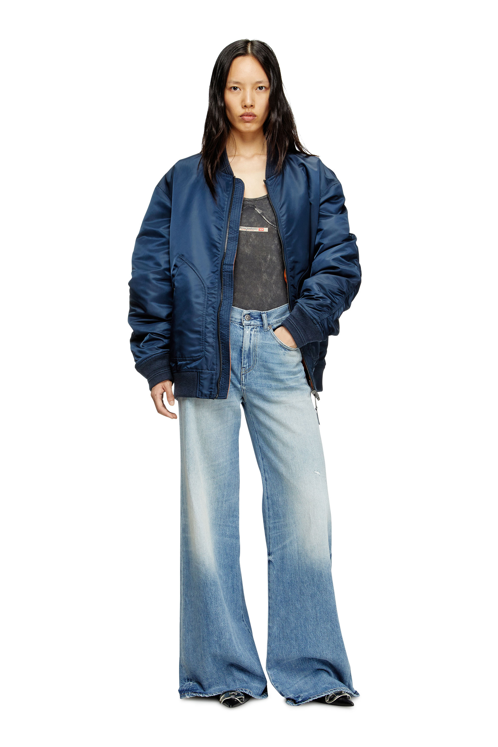 Diesel - Woman's Flare Jeans 1978 D-Akemi 09M07, Light Blue - 2