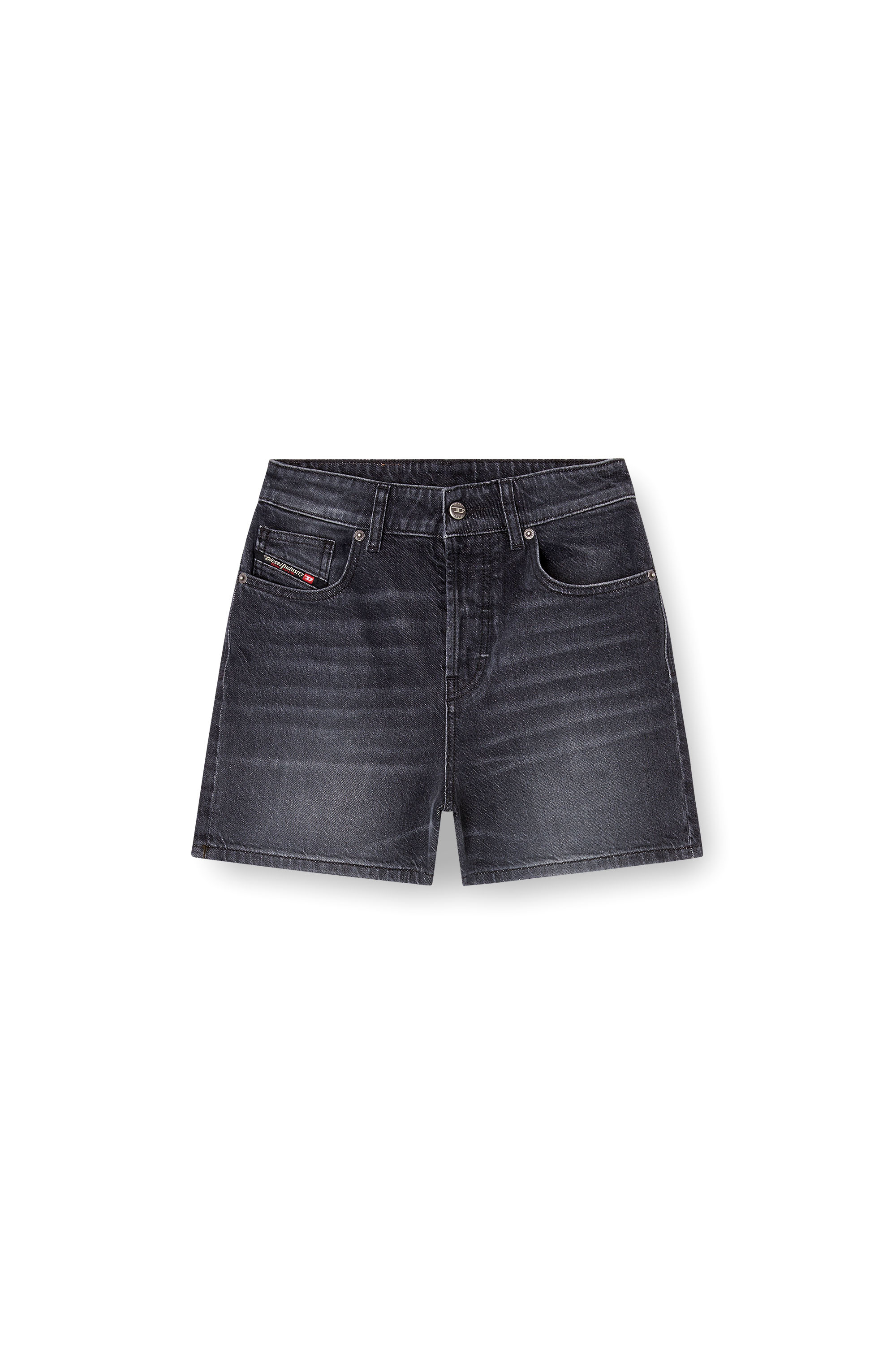 Diesel - DE-JIRO, Woman's Denim shorts in Black - 3