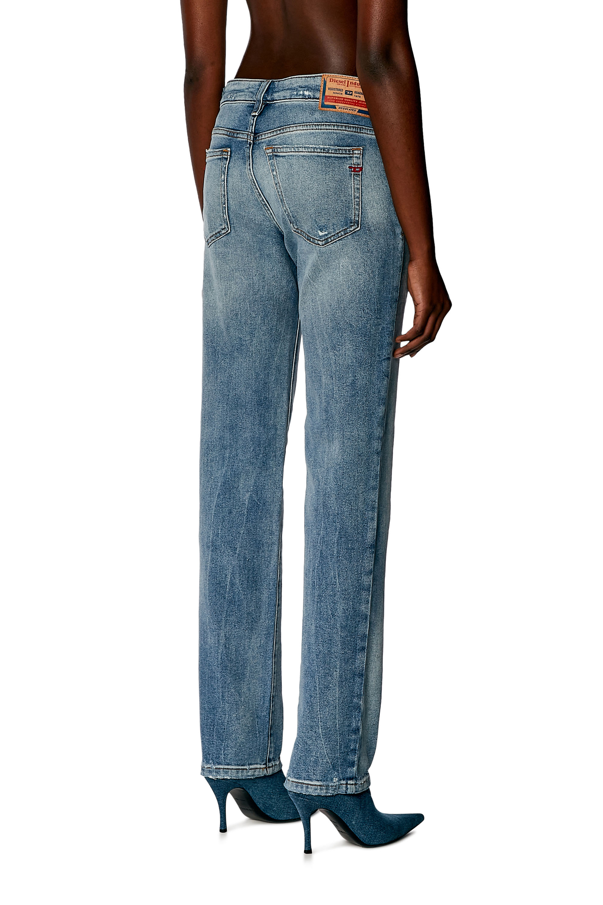 Diesel - Woman's Regular Jeans 1989 D-Mine 0PFAR, Light Blue - 4