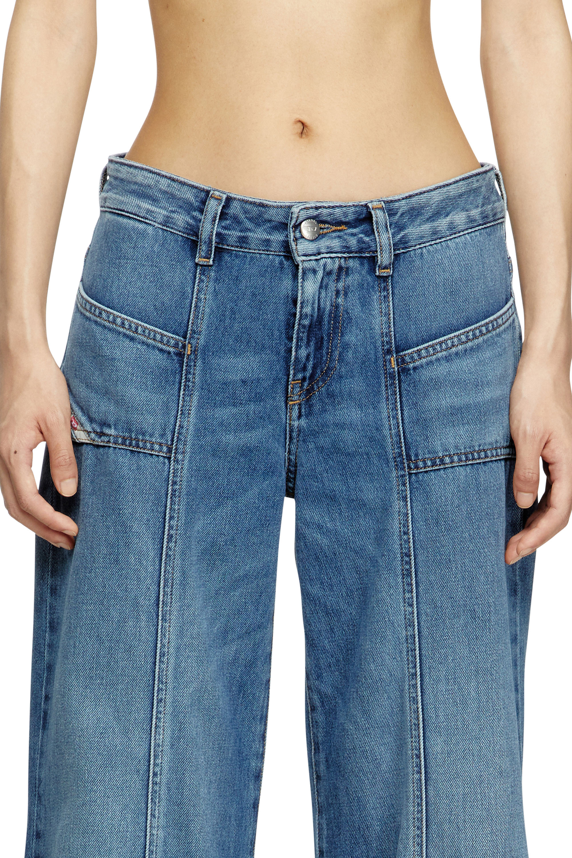 Diesel - Woman's Flare Jeans D-Akii 09M56, Medium blue - 5