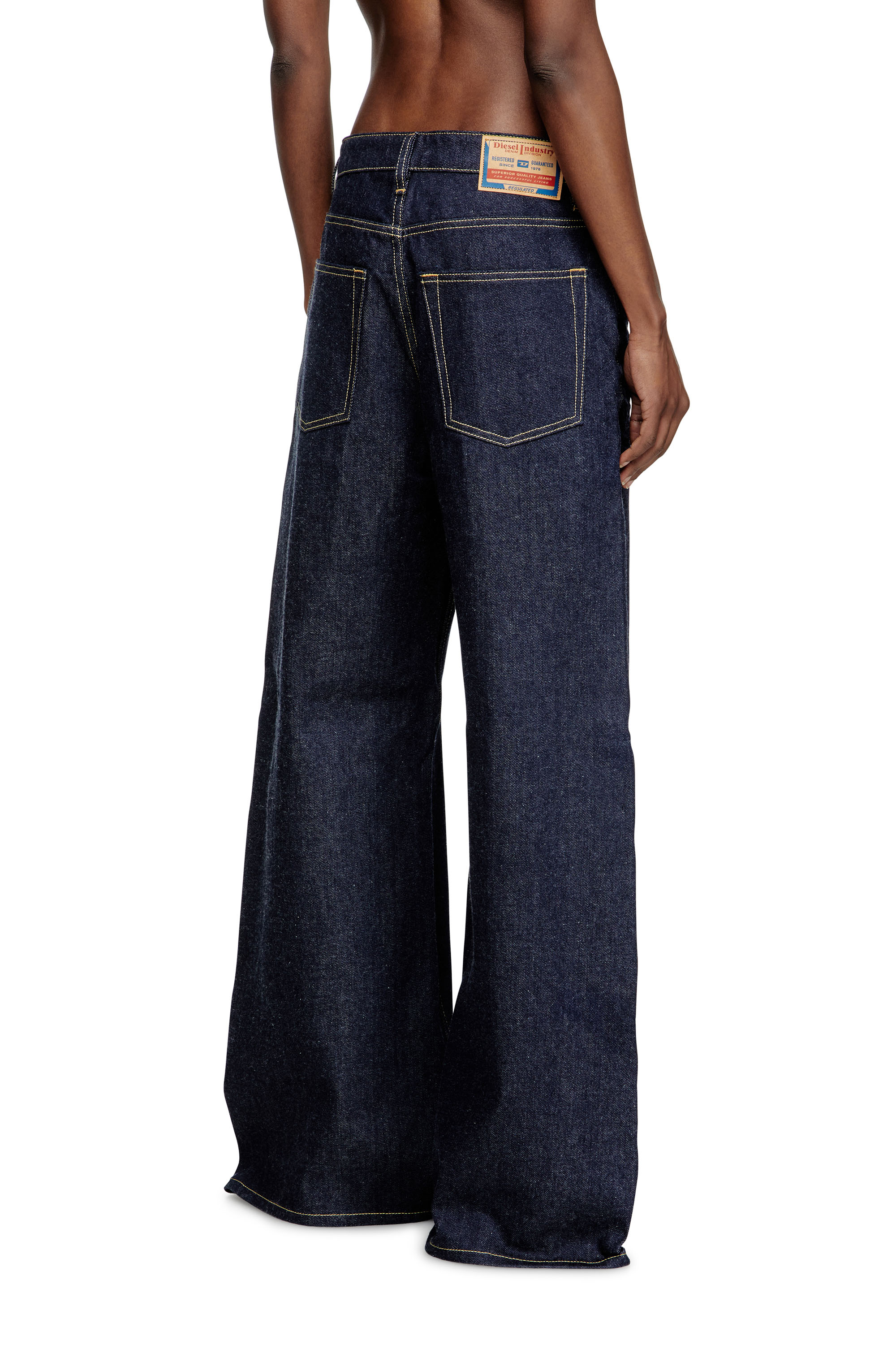 Diesel - Woman's Relaxed Jeans 1996 D-Sire 0GRDV, Dark Blue - 4