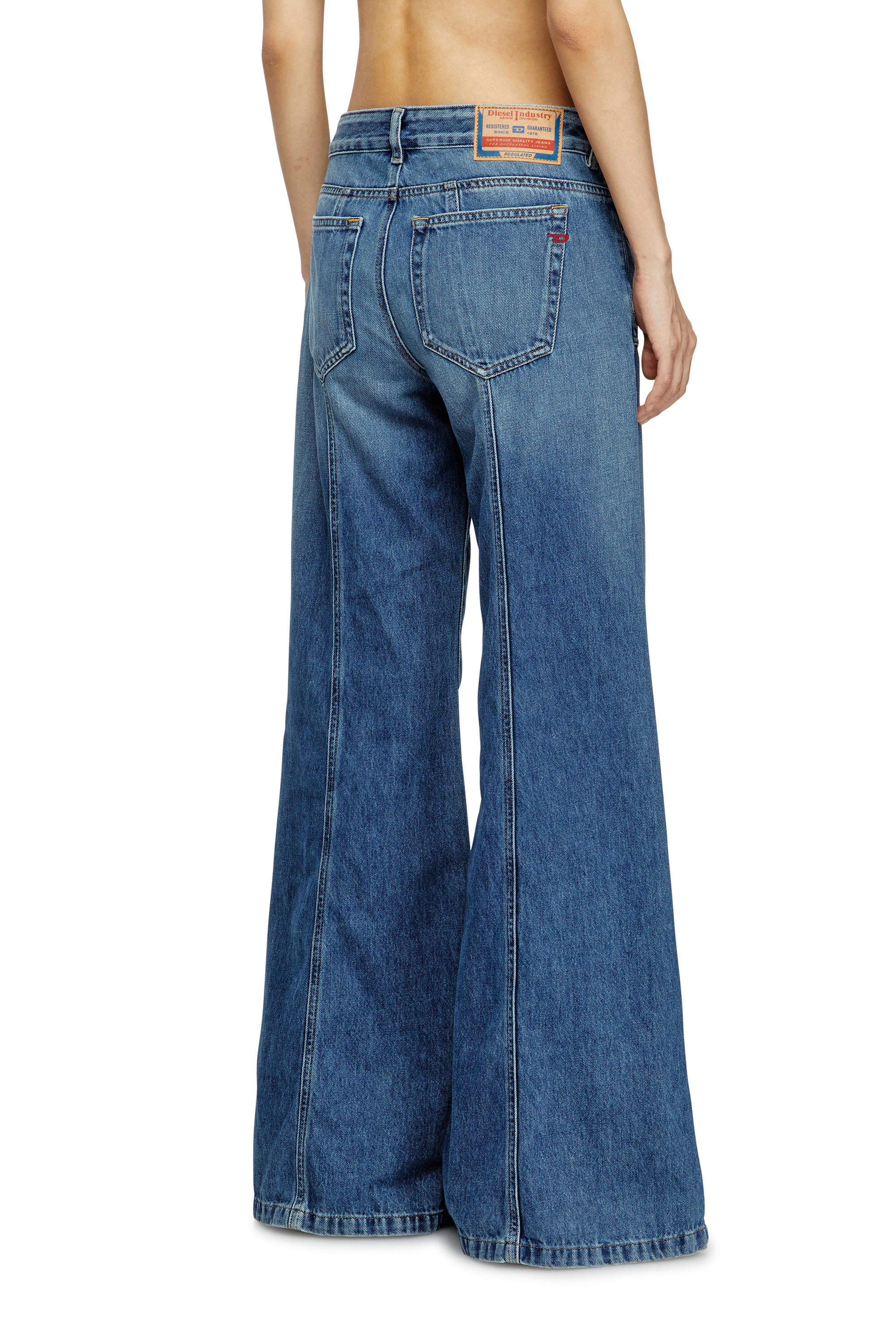 Diesel - Woman's Flare Jeans D-Akii 09M56, Medium blue - 4