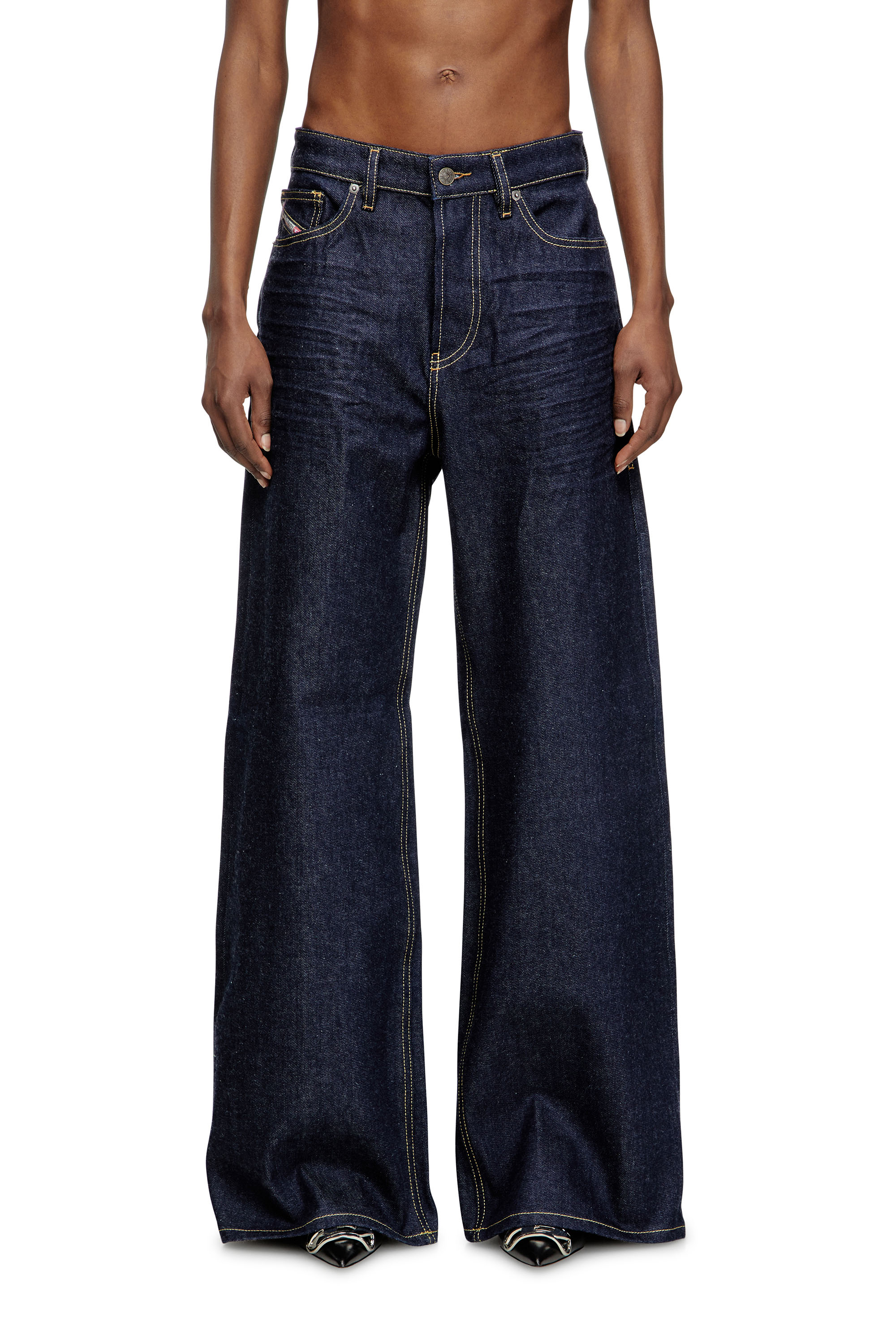 Diesel - Woman's Relaxed Jeans 1996 D-Sire 0GRDV, Dark Blue - 1