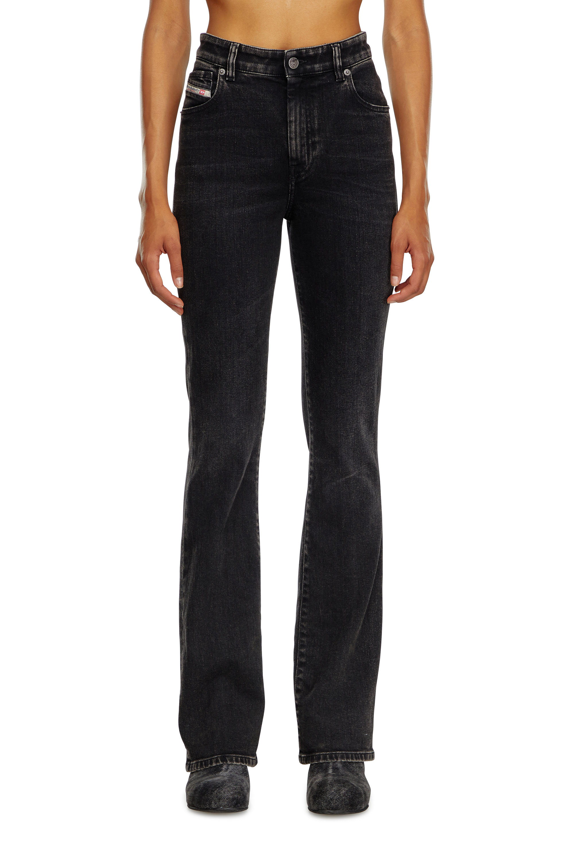 Diesel - Woman's Bootcut Jeans 2003 D-Escription 09I30, Black/Dark grey - 1