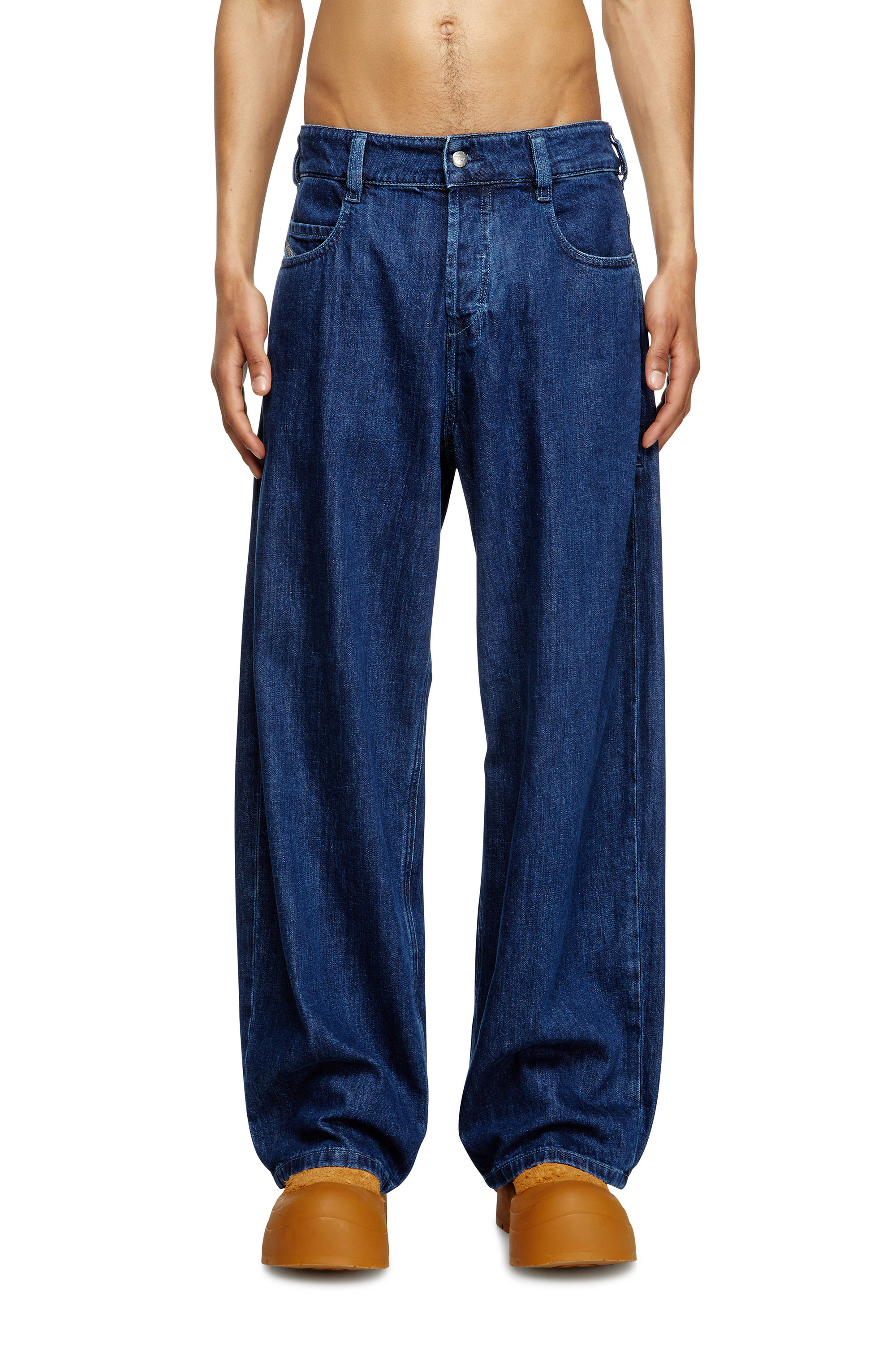 Diesel - Unisex's Relaxed Jeans 1997 D-Enim 0DBDX, Dark Blue - 1