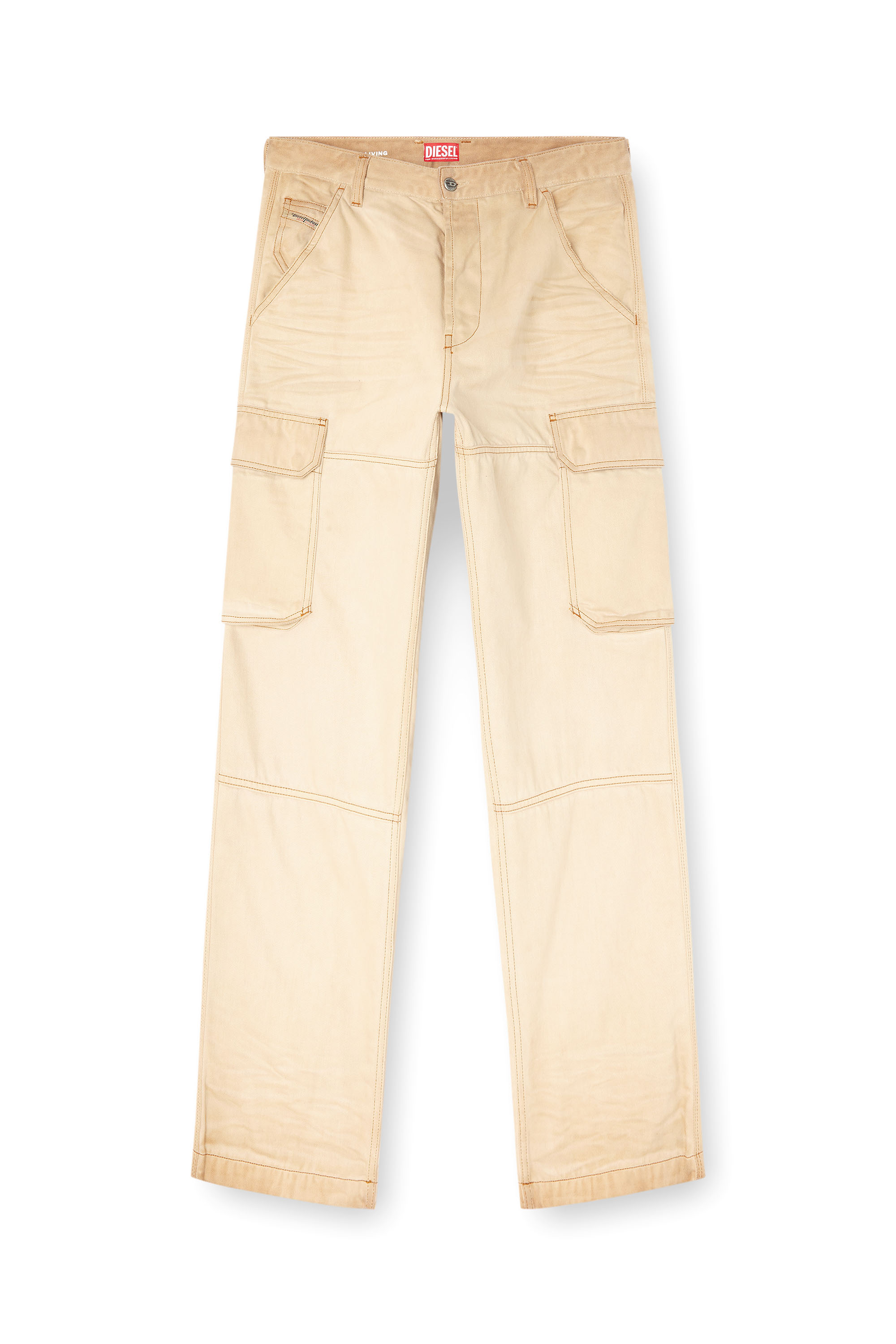 Regular Jeans D-Uty 09L26, Beige