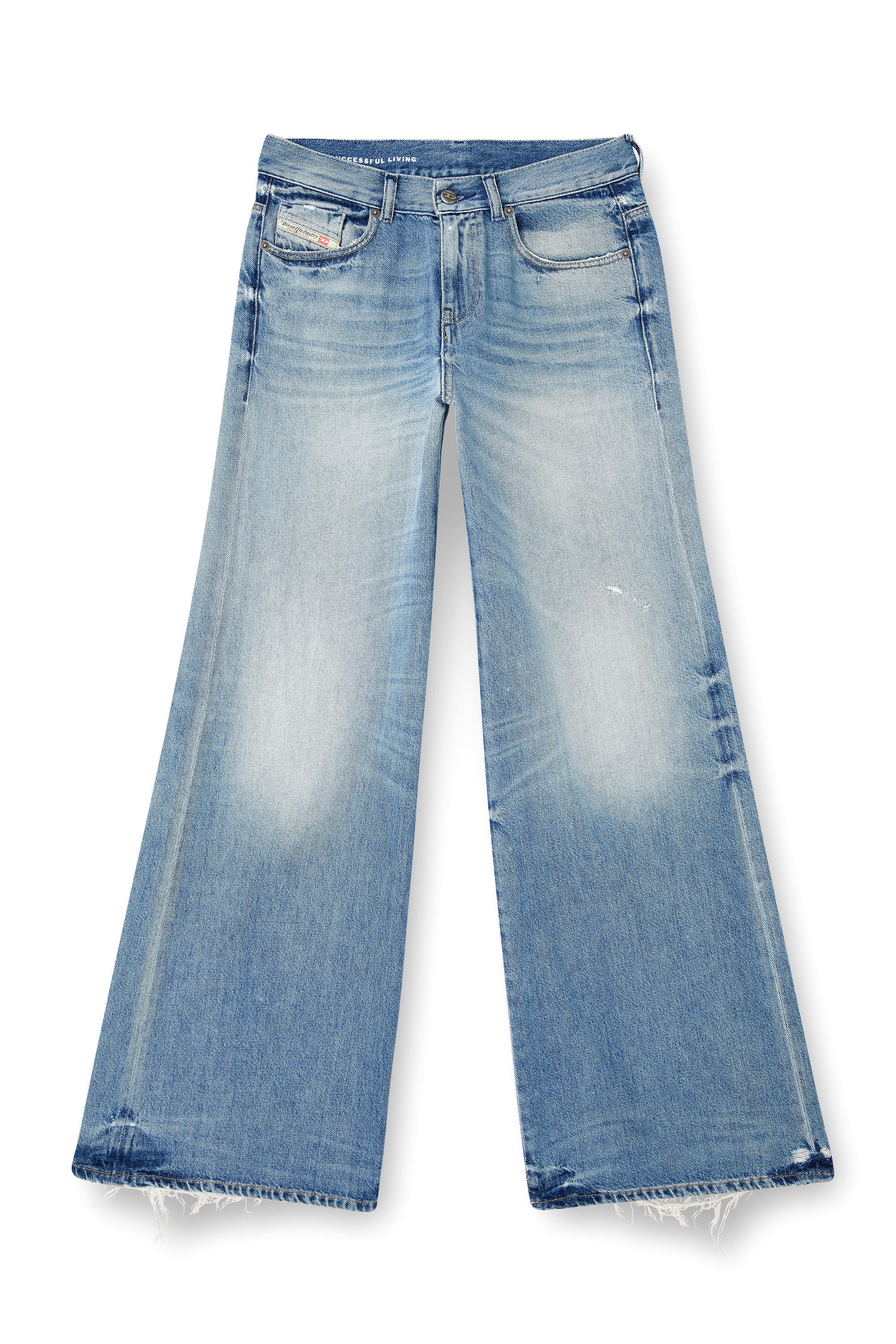 Diesel - Woman's Flare Jeans 1978 D-Akemi 09M07, Light Blue - 3