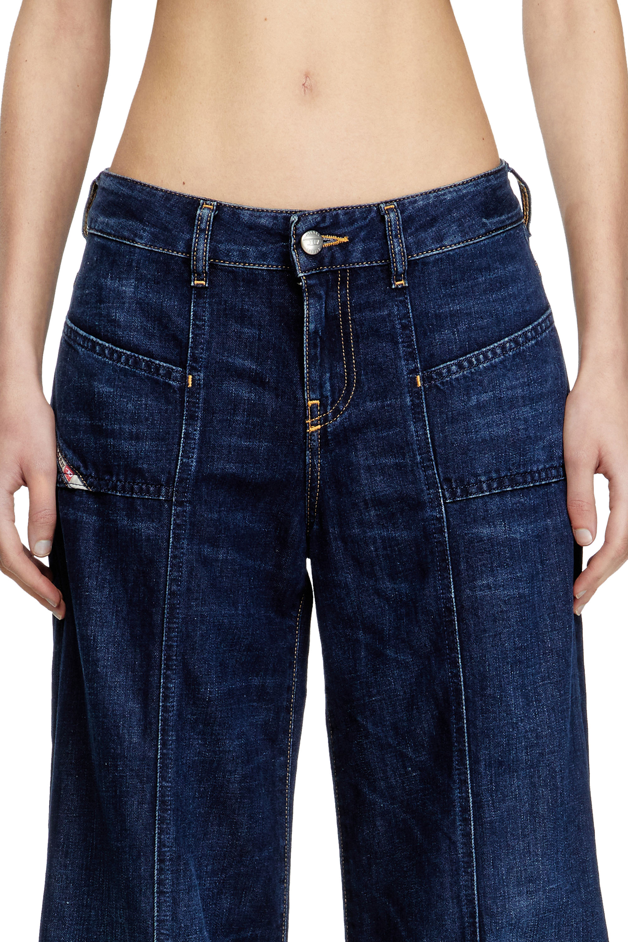 Diesel - Woman's Flare Jeans D-Akii 068RA, Dark Blue - 5